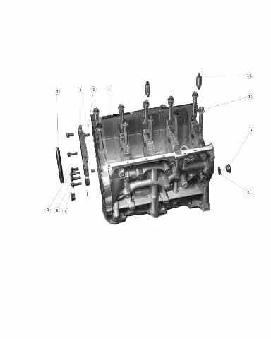 Crankcase узел-в сборе на CHANGAN DEEPAL S07 1002020-H07