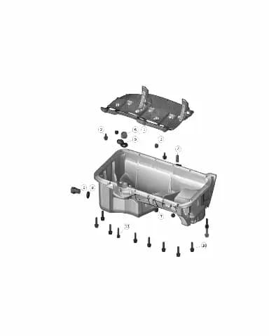 Заглушка KIT,FR diff на CHANGAN DEEPAL S07 1009013-A02