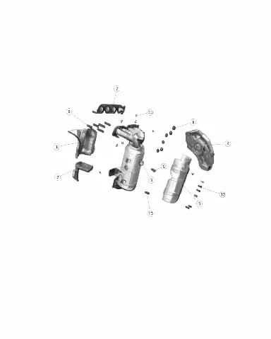 Крепежный болт тяги на CHANGAN DEEPAL S07 1031027-A01