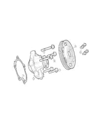 Водяной насос в сборе ea12ff на CHANGAN DEEPAL S07 1307010-H03-AA