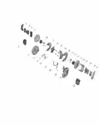 Передний левый тормозной суппорт в сборе на CHANGAN DEEPAL S07 3501130-ED04