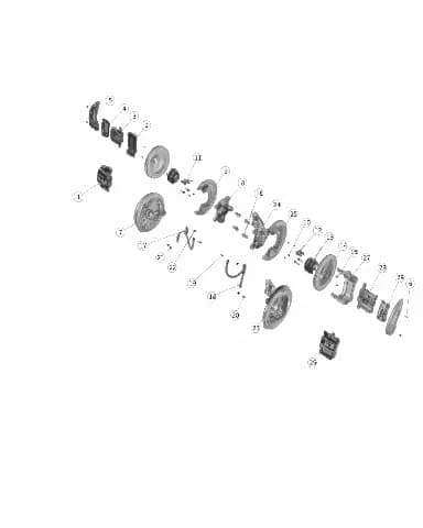 Передний правый тормозной суппорт в сборе на CHANGAN DEEPAL S07 3501230-ED04