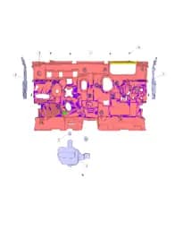 Левый боковой накладка felt в сборе передний стенка панель на CHANGAN DEEPAL S07 5109430-ED01