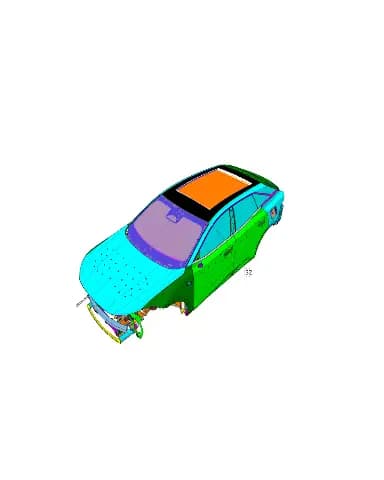 Передний правый фара кронштейн в сборе на CHANGAN DEEPAL S07 5302320-ED01