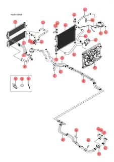 Охлаждение трубка в сборе 7 на BYD Destroyer 05 DM-i 12978608-00