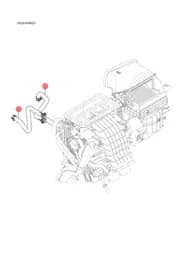 Heating воздух входной трубка в сборе на BYD Destroyer 05 DM-i 12982086-00