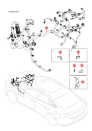 Двигатель жгут проводки BYD HAN 2022 (Chinese DM-i) 15391353-00