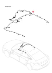 Крыша жгут проводки BYD HAN 2022 (Chinese DM-i) 15524772-00