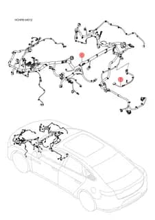 Передний отсек жгут проводки BYD HAN 2022 (Chinese DM-i) 15525511-00