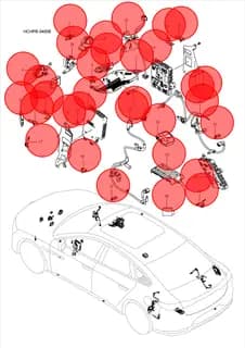 Многофункциональный видеоконтроллер в сборе BYD HAN 2022 (Chinese DM-i) 15885681-00