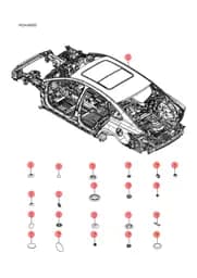 Кузов в сборе BYD HAN 2022 (Chinese DM-i) 16159053-00