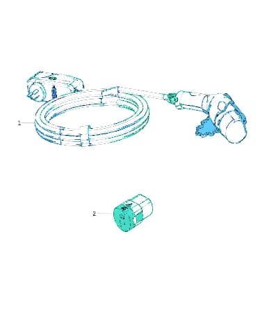 Устройство подключения разряда V2L на BYD Yuan Plus 13238386-00