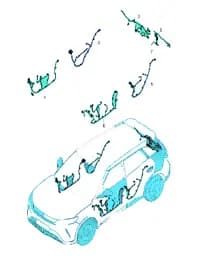 Жгут проводки задней правой двери на BYD Yuan Plus 14774069-00