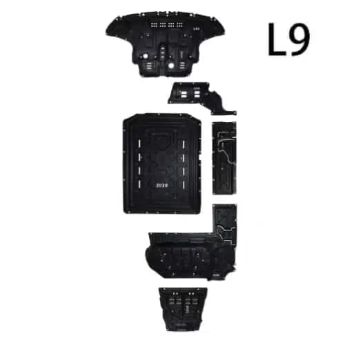Защита днища, картера поддона из стали, Lixiang L9, из 6 частей