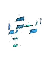 Перчаточный ящик в сборе темно-черный на BYD Yuan Plus 15366423-00