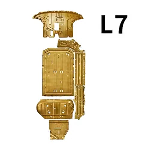 Защита днища, картера, поддона Lixiang L7, сплав алюминий из 7 частей