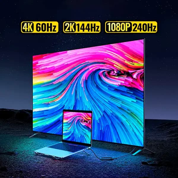 Кабель, шнур, провод UGREEN с Type-C-HDMI, 1.5 м, 4К/60Hz