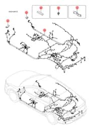 Жгут проводки пола для BYD Qin Plus DM-i, 14863324-00