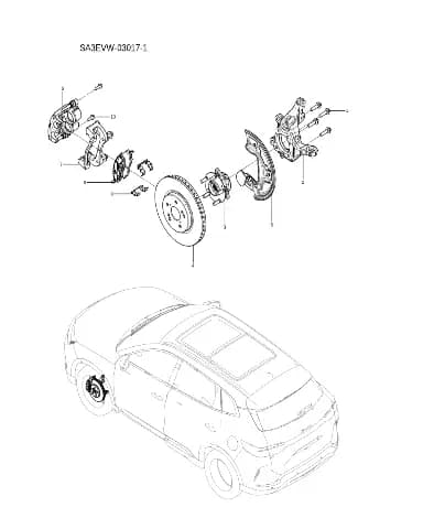 Ротор-диск тормозной,передний для BYD Song EV, 13541759-00
