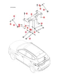 Болт с шестигранным фланцем для BYD Song EV, 13910097-00