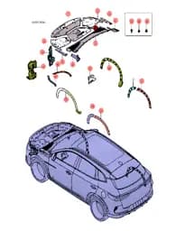 Двигатель декоративная панель в сборе для BYD Song EV, 14944976-00