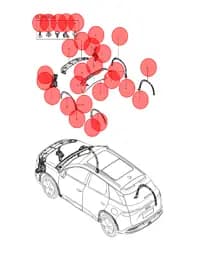 Левый дефлектор радиатора в сборе для BYD Song Plus DM, 15190058-00