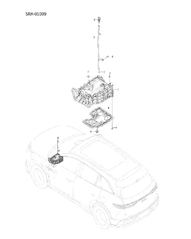 Сливная пробка масла в сборе для BYD Tang L DM, 10500005-00
