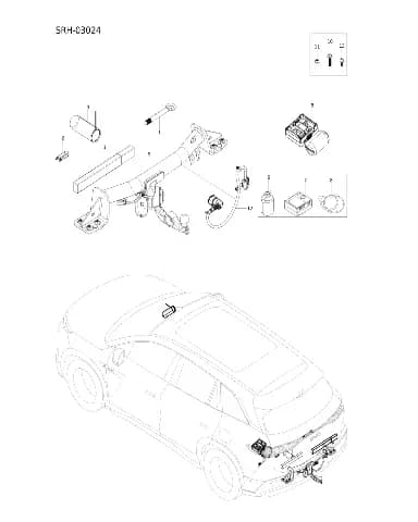 Ремонтная шина в сборе для BYD Tang L DM, 13300111-00