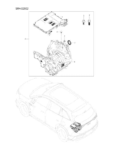 Болт с шестигранным фланцем для BYD Tang L DM, 13754723-00