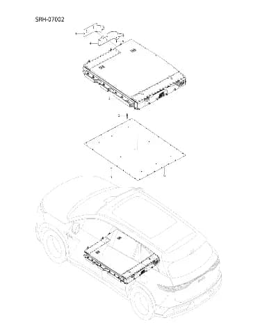 Тяговая батарея блок в сборе для BYD Tang L DM, 14559436-00