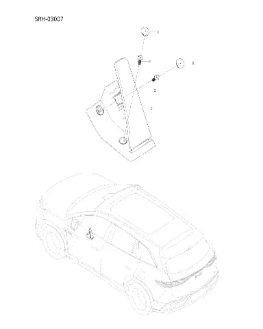 Электронная педаль акселератора в сборе для BYD Tang L DM, 15340696-00