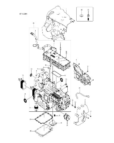 Болт с шестигранным фланцем на BYD Leopard 8 10163350-00