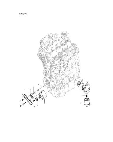 Звездочка масляного насоса на BYD Leopard 8 12647032-00