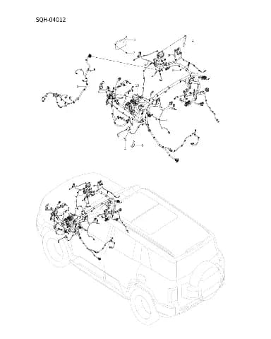 Распределение блок кронштейн I на BYD Leopard 8 13498830-00