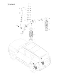 Задний пыльник комбинированный на BYD Leopard 8 13825887-00