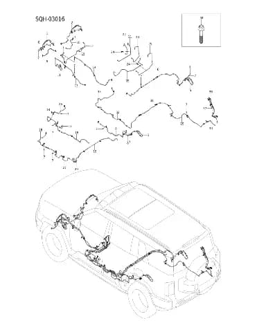 Filling и вентиляционный трубка в сборе на BYD Leopard 8 13995967-00