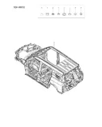 Пластиковый крышка на BYD Leopard 8 14062581-00