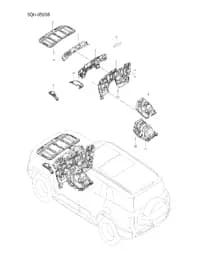 Передний отсек нижний изоляция слой на BYD Leopard 8 14337844-00