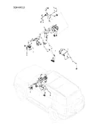 Панель приборов жгут проводки I I I на BYD Leopard 8 14355401-00