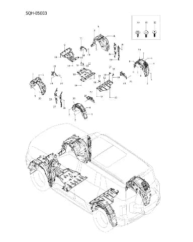 Деталь на BYD Leopard 8 14773869-00