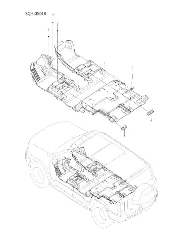 Деталь на BYD Leopard 8 15111905-00