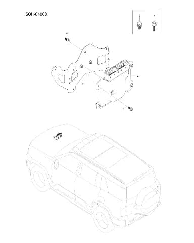 Двигатель модуль управления на BYD Leopard 8 15277309-00