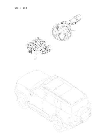 V2l discharge соединение устройство на BYD Leopard 8 16234273-00