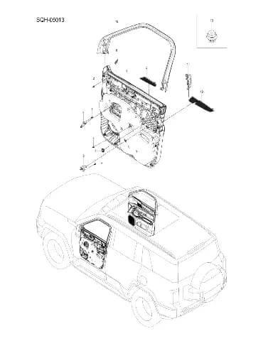 Деталь на BYD Leopard 8 16573495-00