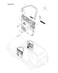 Деталь на BYD Leopard 8 17509181-00