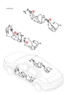Жгут проводки передней левой двери для BYD Qin Plus DM-i, 13221836-00