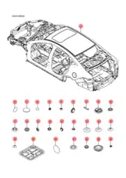 D 30 заглушка 10 для BYD Qin Plus DM-i, 10660543-00