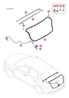 Буфер PAD I I для BYD Qin Plus DM-i, 10887445-00