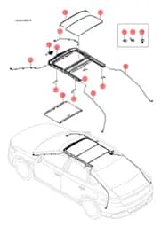 Задний водяной трубка клипса для BYD Qin Plus DM-i, 11047987-00