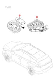 Автомобильный TO заглушка разрядный соединение устройство для BYD Qin Plus DM-i, 11427838-00